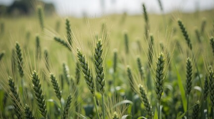 Fototapeta premium wheat field in summer