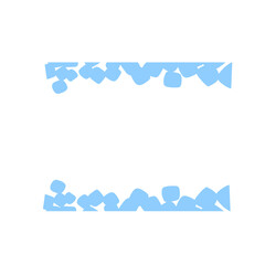 ice cube frame border