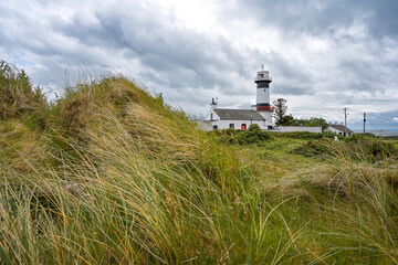 Landschaft mit Inishowen Lighthouse in Irland