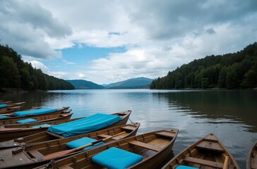 Obraz premium lake in the mountains