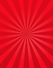Red sunburst background, graphic design