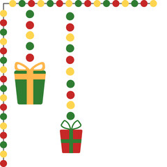 Christmas Corner with Gift