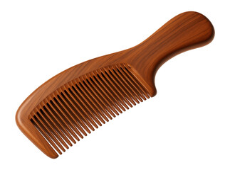 Wooden comb with smooth finish
