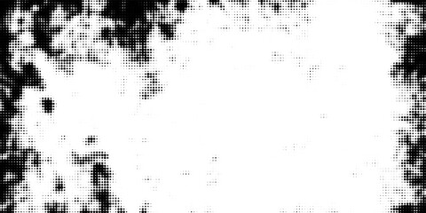 grunge Halftone white and black dots pattern and black gradient grunge texture background. Dotted line comic sport style vector illustration