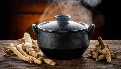 “Traditional Herbal Ginseng Art Collection”