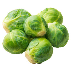 Fototapeta premium Fresh Brussels sprouts clustered together
