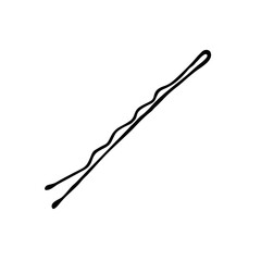 Bobby pin illustration
