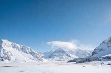 ski resort in the alps