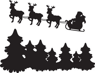 deer silhouette vector