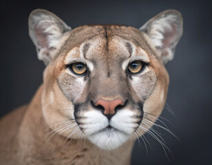 Fototapeta premium Close-up portrait of cougar