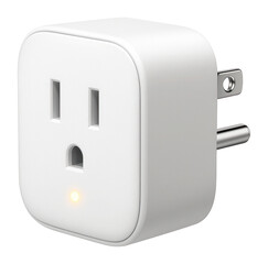 Smart plug with compact design and voice control
