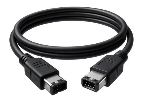 FireWire cable with 6-pin connectors