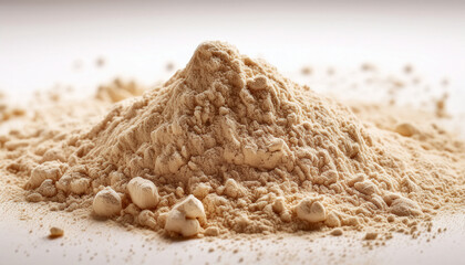 “Fresh Ginseng Roots and Textures – Hyper-Realistic Ingredient Photography”