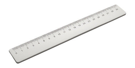 Ruler with metric-only scale