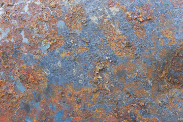 Fototapeta premium rusty surface texture, metal rusty sheet covered with rust corrosion