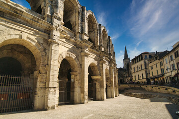 Fototapeta premium Amphitheatre in Arles in Provence, France