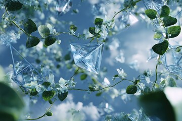 Crystalline Forms Among Lush Greenery