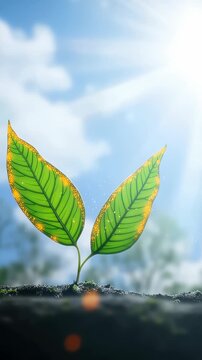Leaf photosynthesis process: oxygen creation, carbon uptake, sunlight power, chlorophyll job, natural transformation, energy flux, chemical stage, plant motion, eco dynamic organic shift, vital rhythm