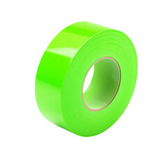 Bright green roll of tape