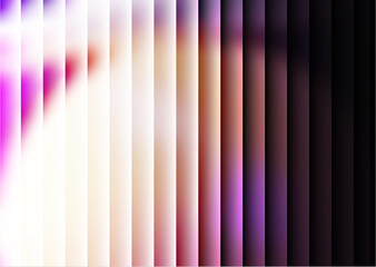 Abstract vertical blinds with pink and purple gradient