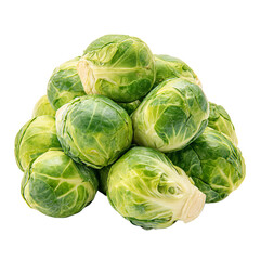 Fototapeta premium Pile of fresh Brussels sprouts
