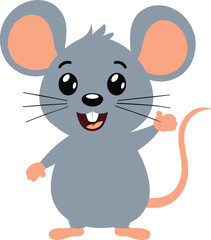 Cute Cartoon Unicorn Vector, Fantasy Magical Horse with Horn, Kids Illustration, Playful Character, Black and White Line Art