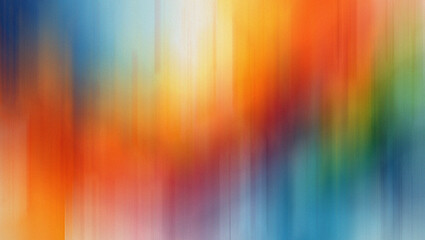 Abstract Background with Blurred Vertical Stripes of Orange Red Blue and Green Colors image photo