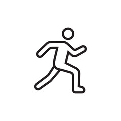 Running Athlete building strength and mental focus