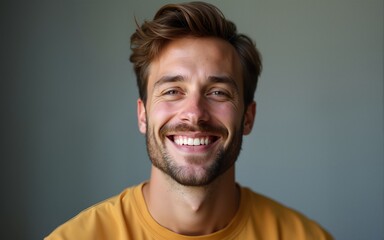 Obraz premium Satisfied confident guy. High quality