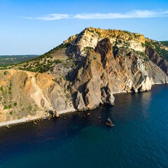 Obraz premium Dramatic coastal cliffs