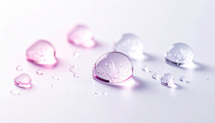 シンプルな水滴素材