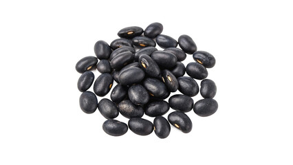 navy beans isolated on transparent background
