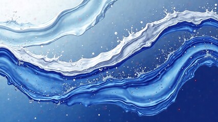 Peaceful Abstract wave With Mellow Tones And Gentle Breezes, Offering A Relaxing And Meditative Environment.
