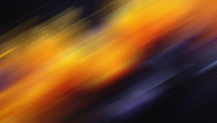 Abstract Background with Diagonal Streaks of Yellow Orange and Dark Blue motion