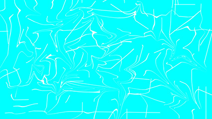 Vibrant turquoise background with elegant white swirls for modern designs and creative projects now