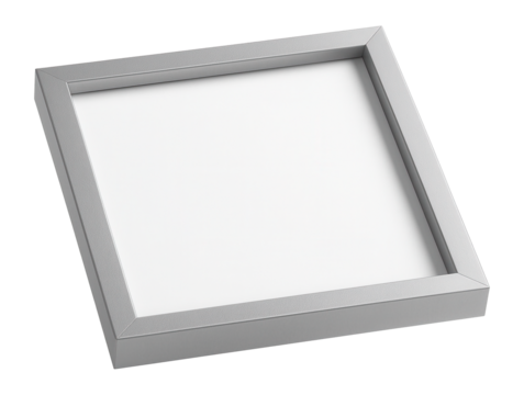 Simple aluminum frame with a matte finish and minimalist style