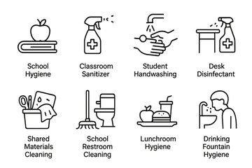 Essential school hygiene practices and tools for maintaining a clean educational environment