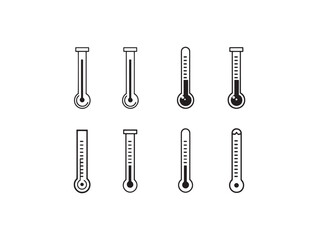 Thermometer Rising Line Art Sun Scorched Streets