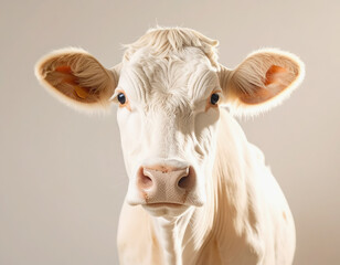 Cow portrait, close-up