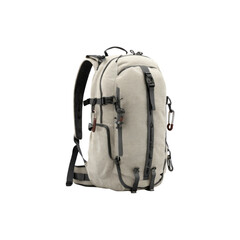 Naklejka premium Stylish Beige Backpack for Travel and Everyday Use