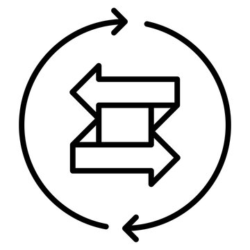 Equivalent line icon