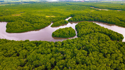 Muro Alto, Pernambuco as seen from above with a Drone.