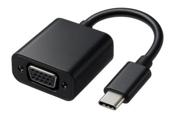 USB-C to reinforced VGA adapter