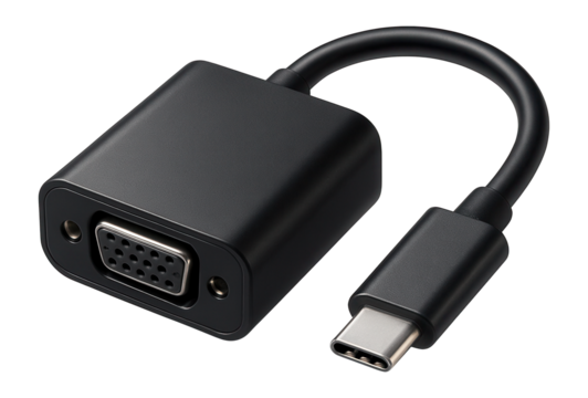 USB-C to reinforced VGA adapter
