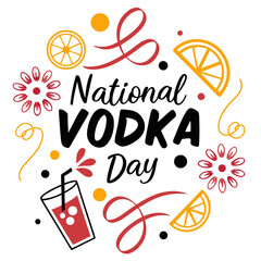 NATIONAL VODKA DAY vector illustration © tanvir