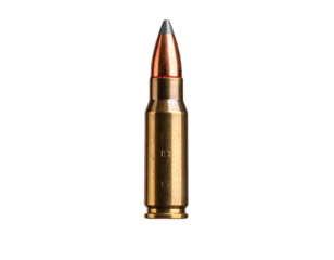  Fast-moving bullet with dynamic smoke and particles isolated on transparent background PNG