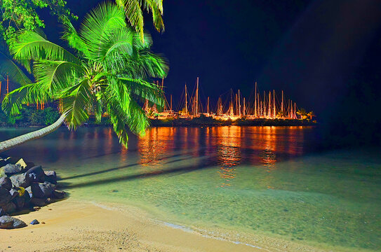 First Landing Beach Resort, Nalamu Beach at Vuda Point, near Nadi, Viti Levu, Fiji, South Pacific