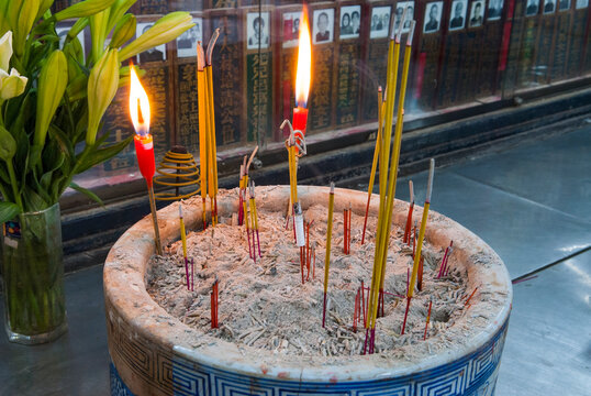 Kun Iam buddhist Temple, goddess of Mercy, Macau, Special Administrative Region, China, Asia