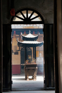 Kun Iam buddhist Temple, goddess of Mercy, Macau, Special Administrative Region, China, Asia