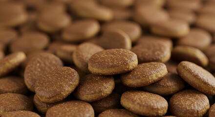 Close up of dog food